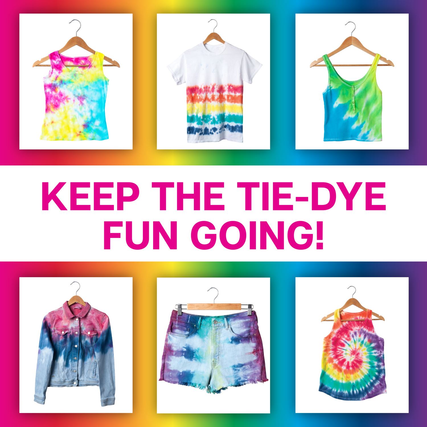 One Step Tie Dye Refills 30 Pack Tie Dye Your Summer