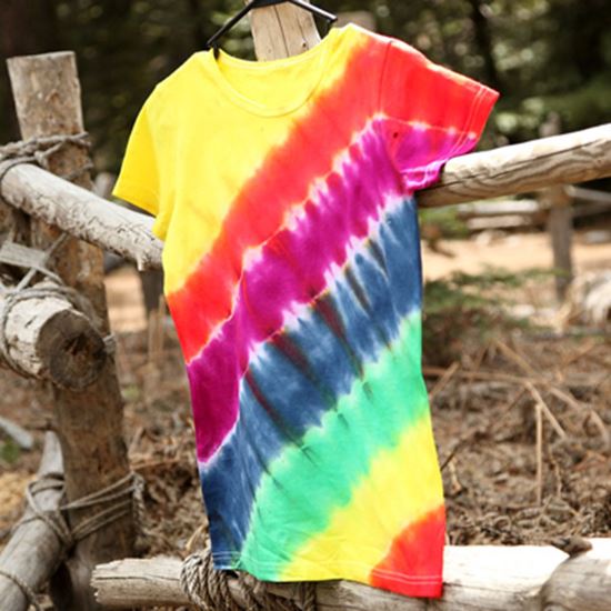 Rainbow on the Rise Tie-Dye T-shirt | Tie Dye Your Summer