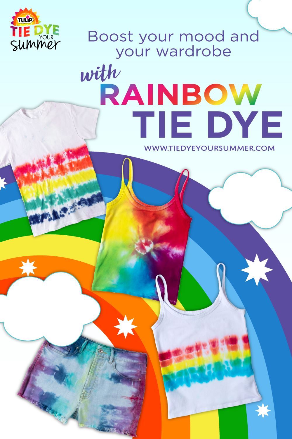 Rainbow Tie Dye Projects To Brighten Your Day | Tie Dye Your Summer