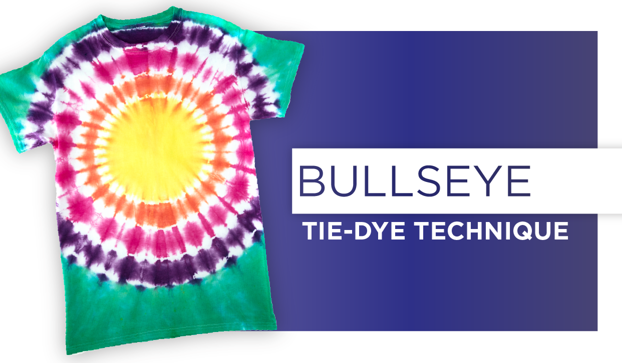 How To Bullseye Tie Dye - Tie Dye And Teal