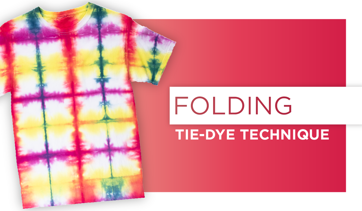 Folding-tie-dye-technique