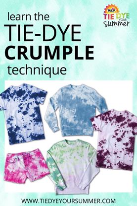 Crumple tie-dye technique | Tie Dye Your Summer