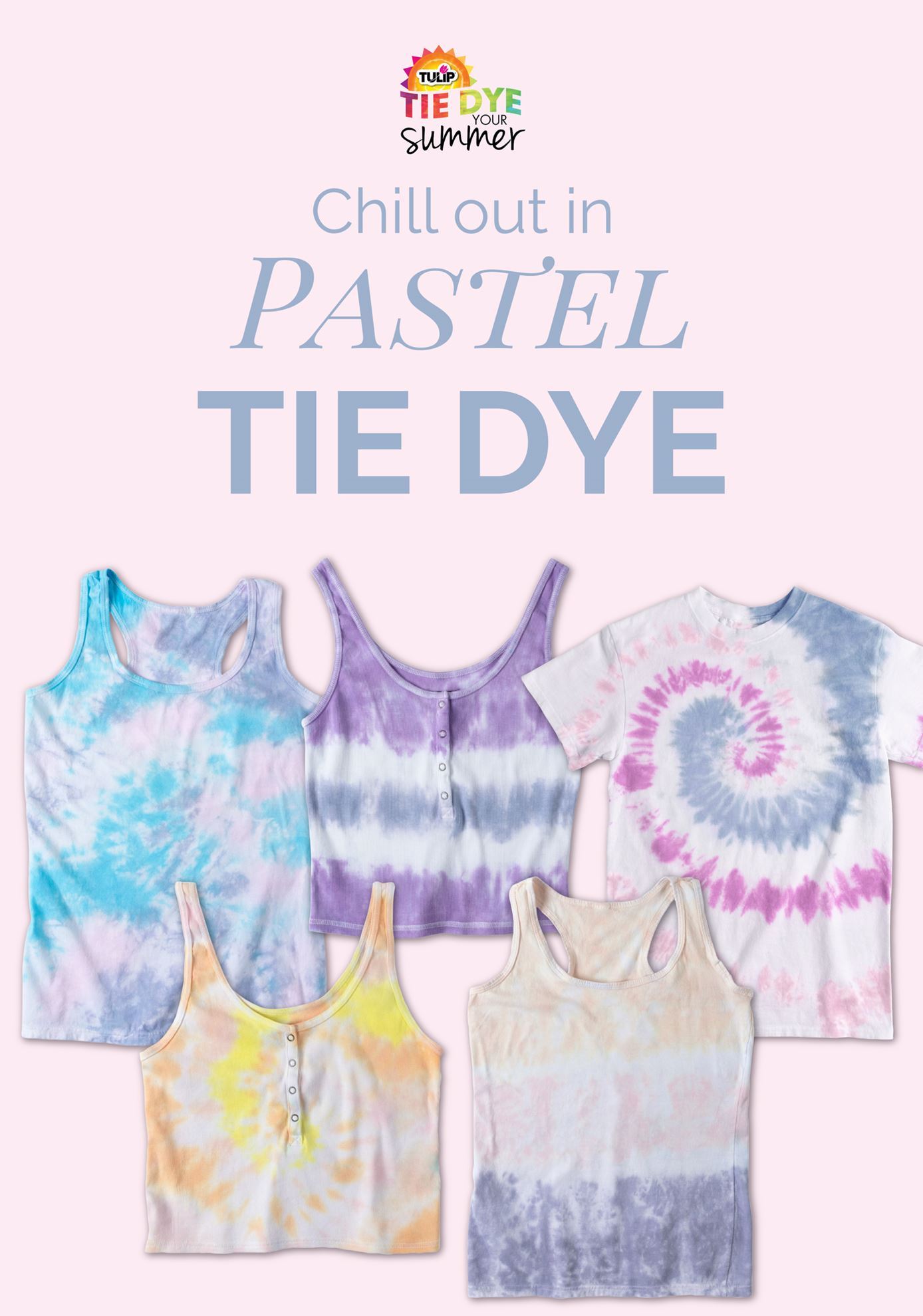 9 More Pastel Tie Dye Ideas