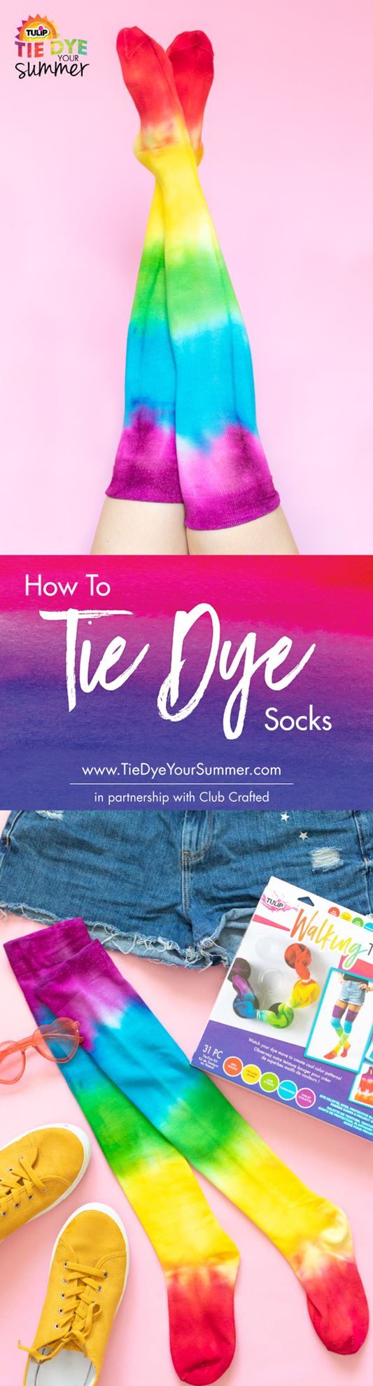 How to Tie Dye Socks - A Beginner-Friendly Method