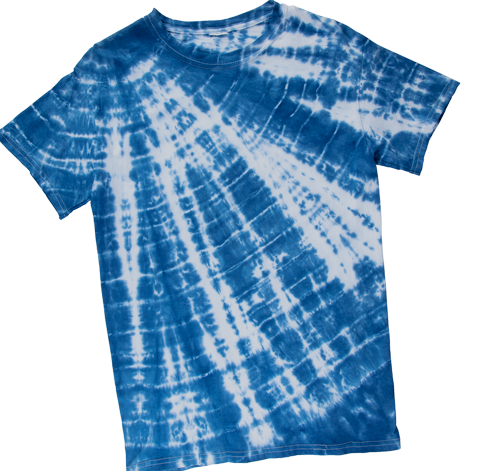 Printed Shibori Tie-Dye T-Shirt - Ready-to-Wear