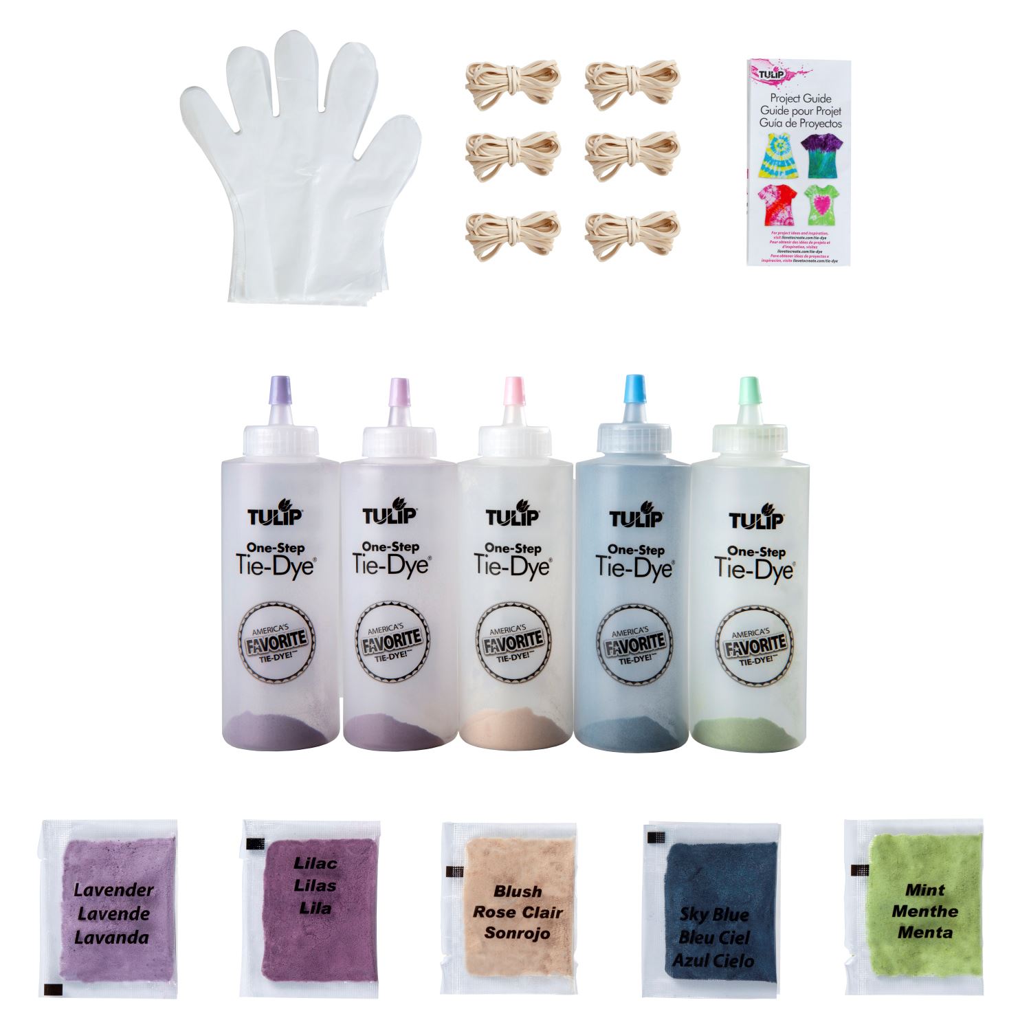 Tie Dye Your Summer | Pretty Pastels 5-Color Tie-Dye Kit