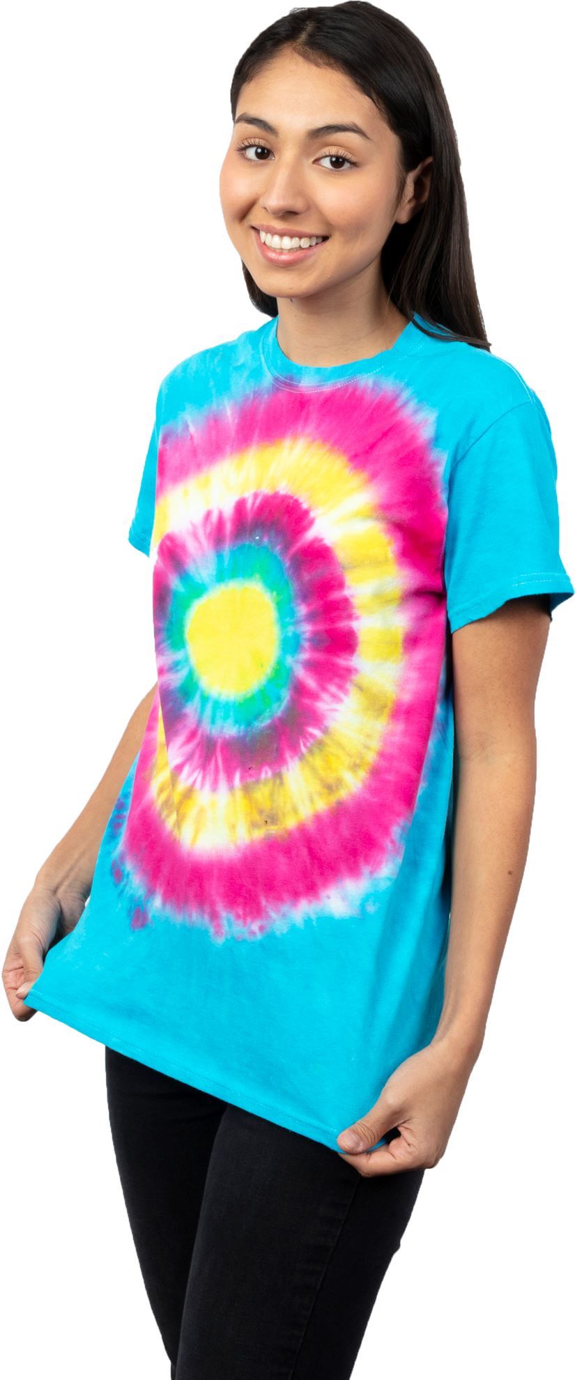 what makes tie dye shirts brighter