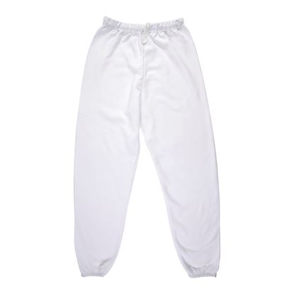 white sweatpants bulk apparel