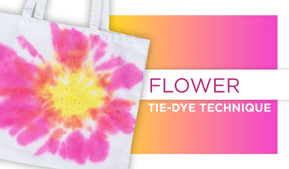 Flower Tie-Dye Technique